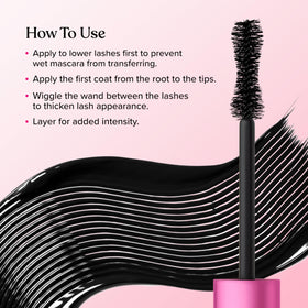 Too Faced Naturally Better Than Sex Mascara application on lashes