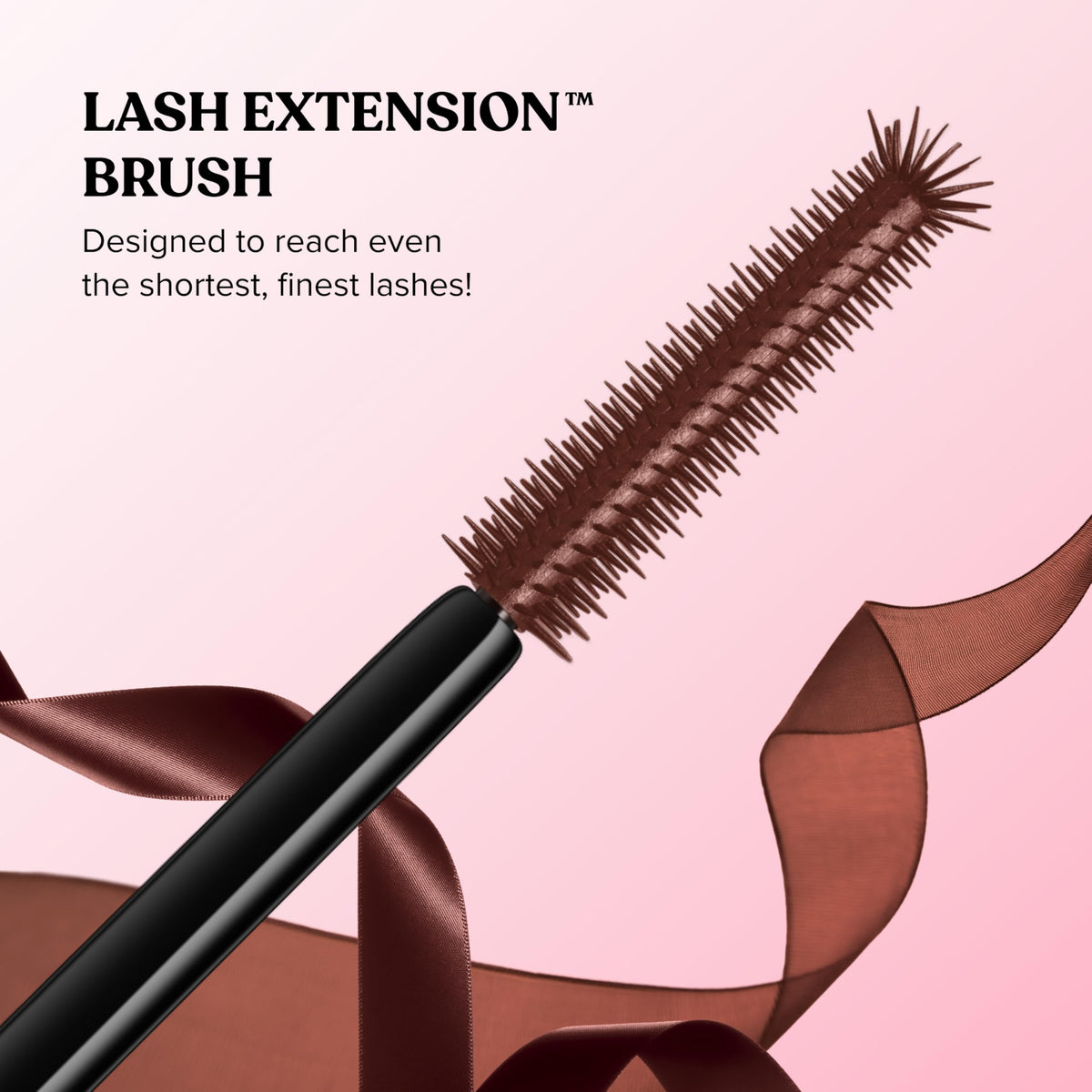 Too Faced Ribbon Wrapped Lash Mascara before and after application