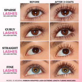 Too Faced Ribbon Wrapped Lash Mascara brush close-up