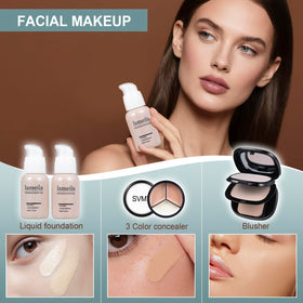 TooAemiS brow pencil and lash clusters kit in the makeup set