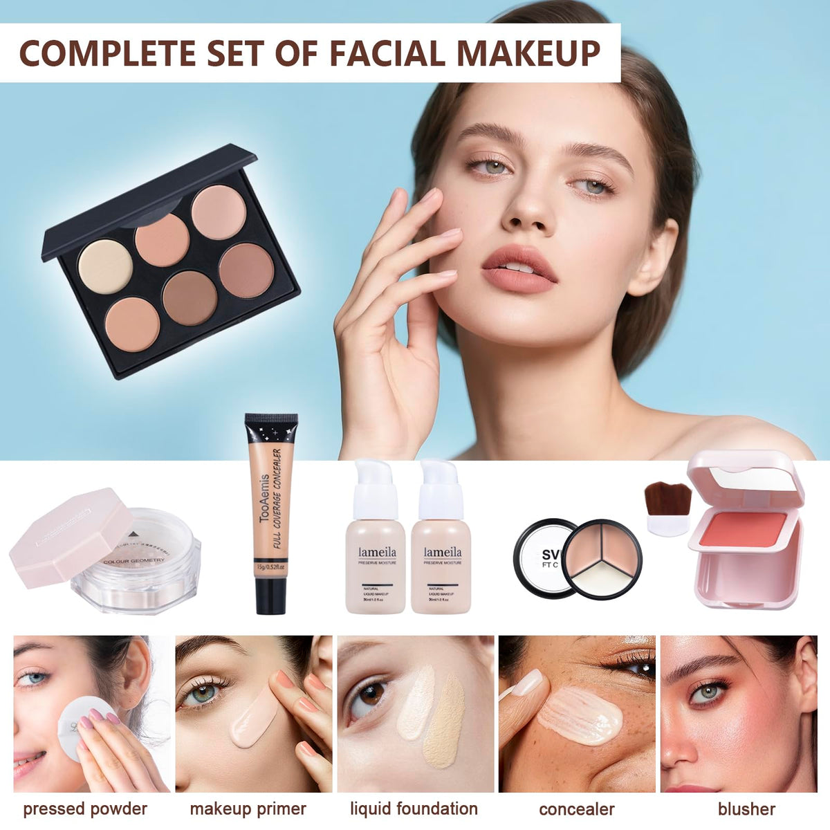 TooAemiS foundation and face primer in packaging