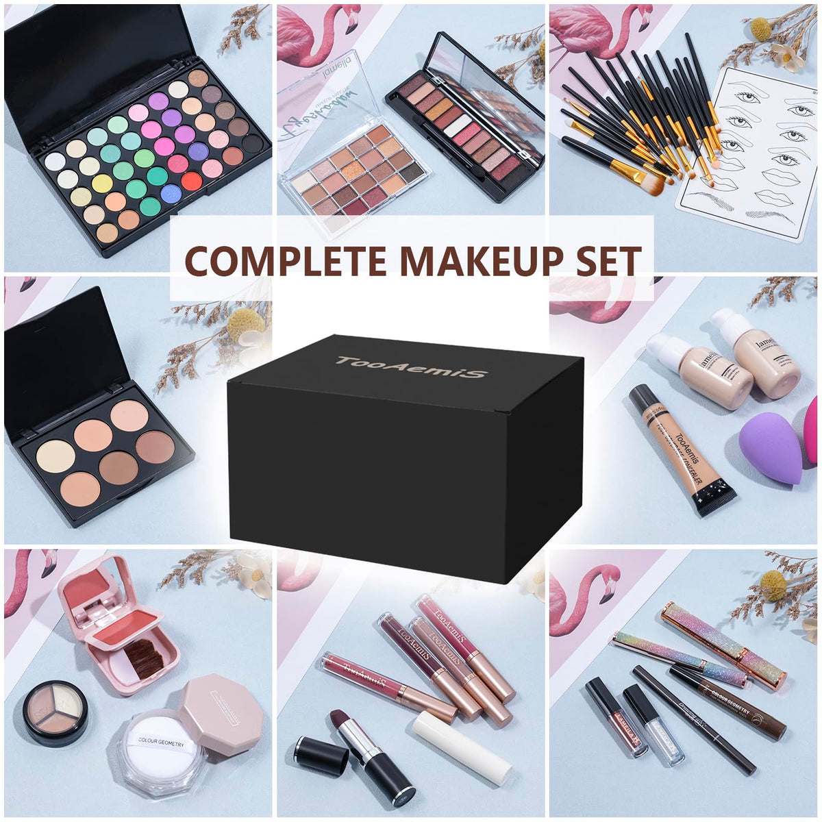 TooAemiS full makeup set beautifully packaged as a gift