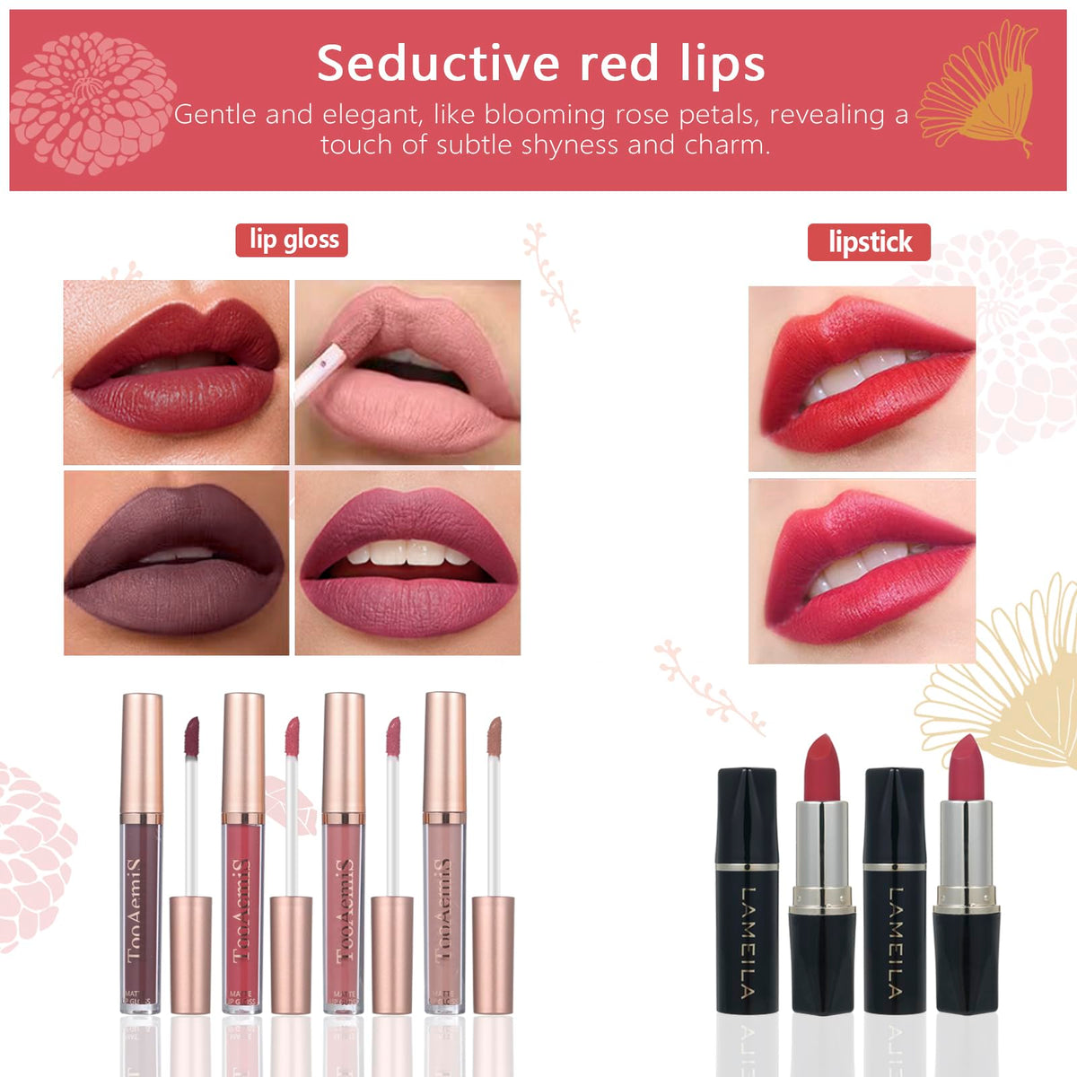 TooAemiS lipstick and concealer cream from the makeup kit