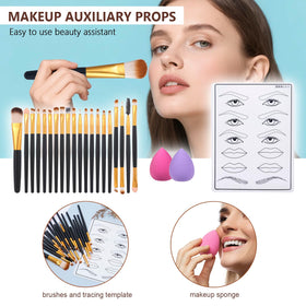 TooAemiS winged eyeliner stamp and eyebrow pencil