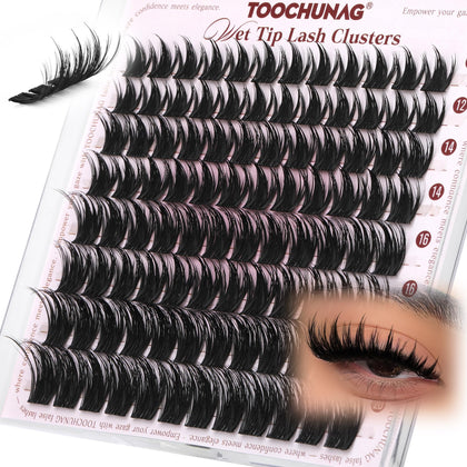 TOOCHUNAG Anime Lash Clusters front view in packaging
