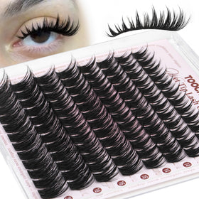 TOOCHUNAG Anime Lash Clusters in a beauty setup