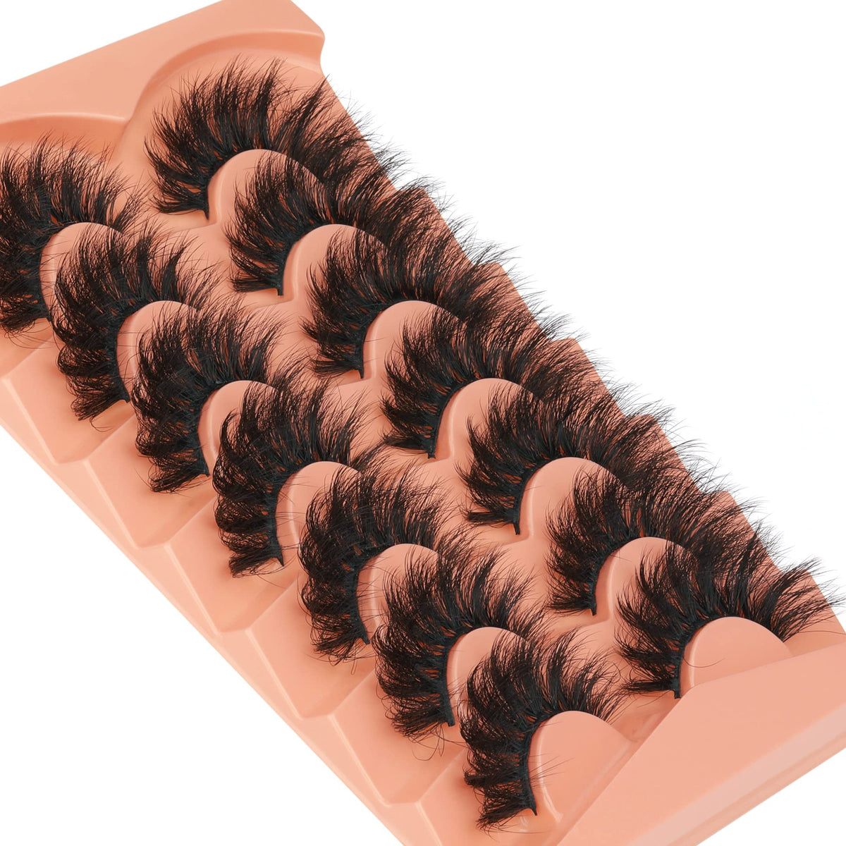 TOOCHUNAG Fluff Eyelashes 8D Fox Eye 18mm application process