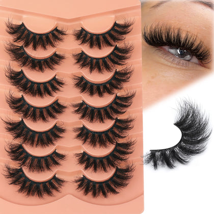 TOOCHUNAG Fluff Eyelashes 8D Fox Eye 18mm front view