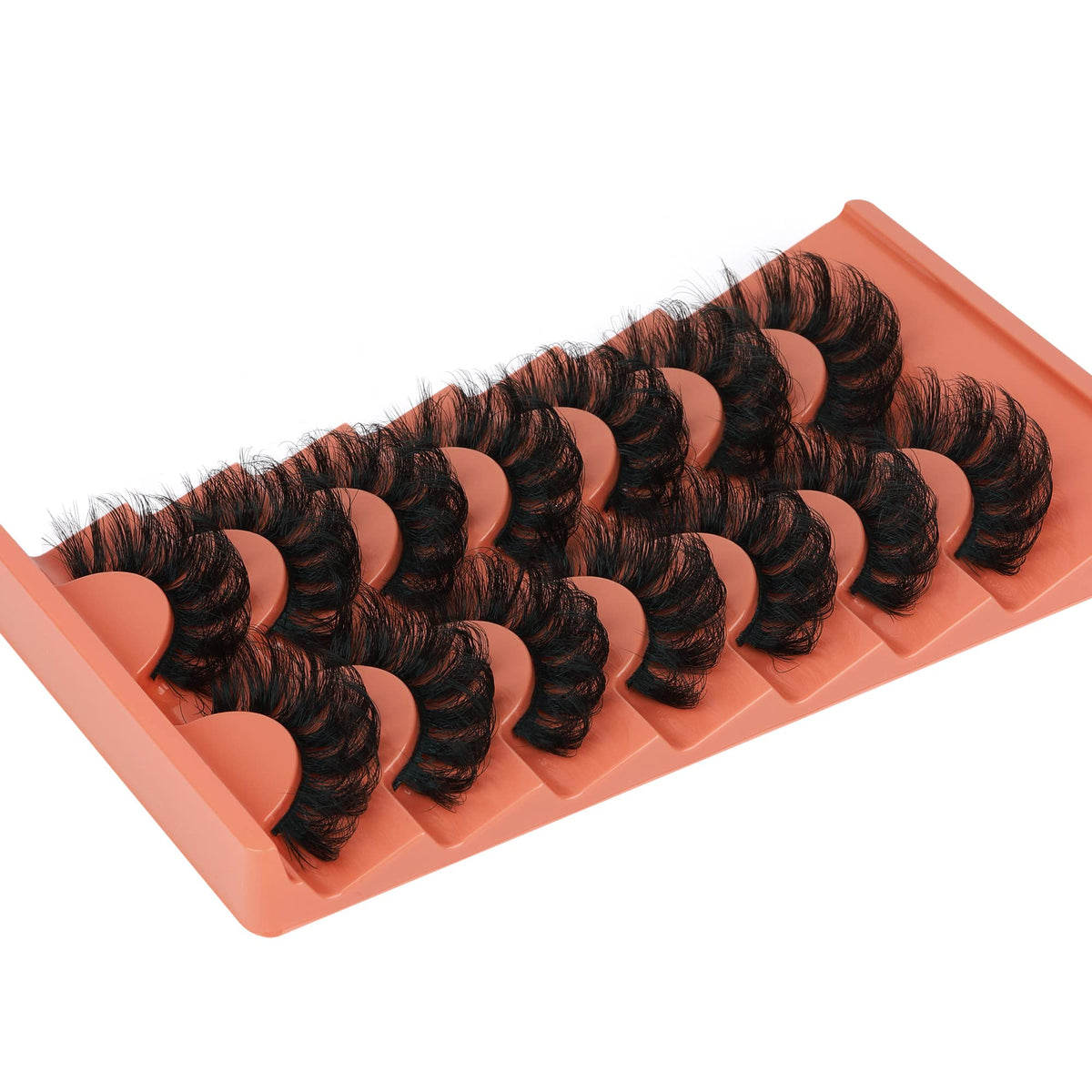 TOOCHUNAG Fluffy False Eyelashes D-Curly design