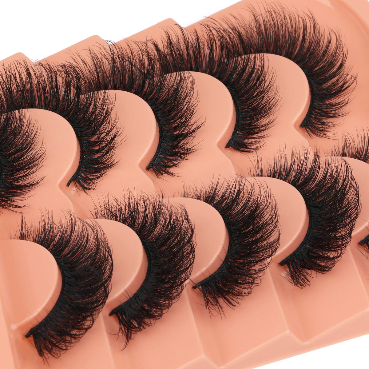TOOCHUNAG Fox Eye Lashes in packaging display