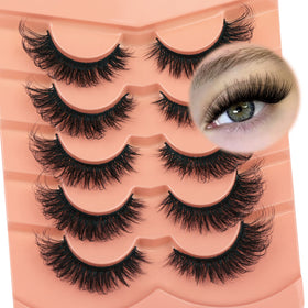 TOOCHUNAG Fox Eye Lashes multipack front view