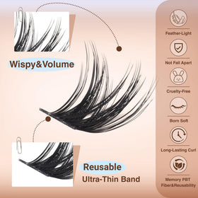 TOOCHUNAG Lash Tweezers included in the kit