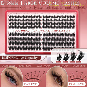 TOOCHUNAG Manga Lash Clusters in various lengths