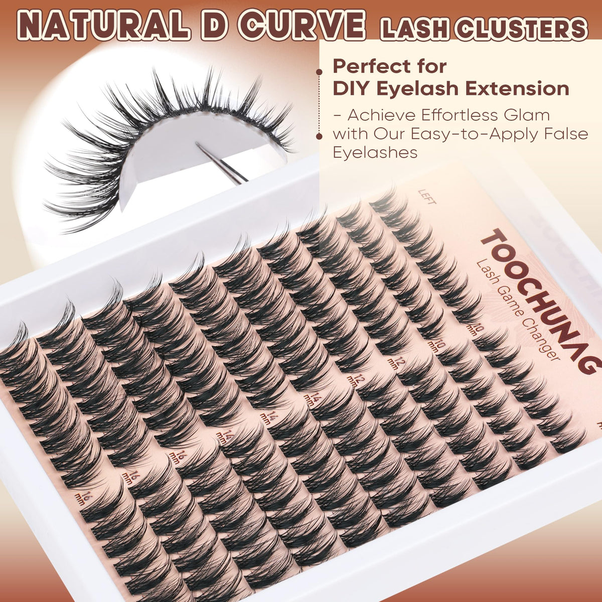 TOOCHUNAG Manga Lash Clusters packaging