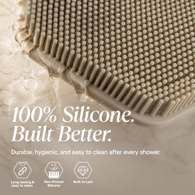 TOOLETRIES Silicone Back Scrubber close-up of bristles