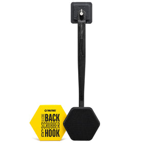 TOOLETRIES Silicone Back Scrubber front view in charcoal