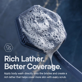 TOOLETRIES Silicone Back Scrubber Glacier packaging