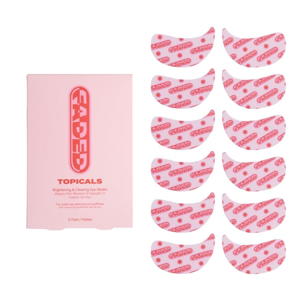 Topicals Faded Brightening Under Eye Masks packaging front view