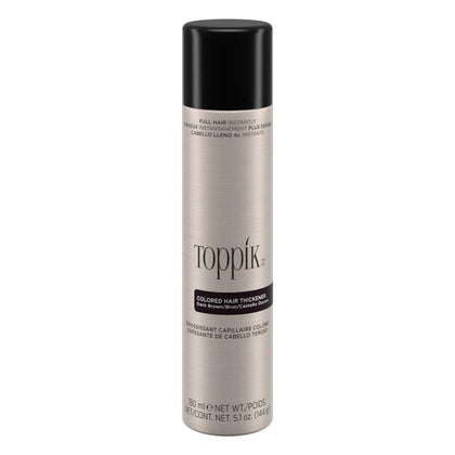 TOPPIK Colored Hair Thickener Dark Brown 5.1 oz front view