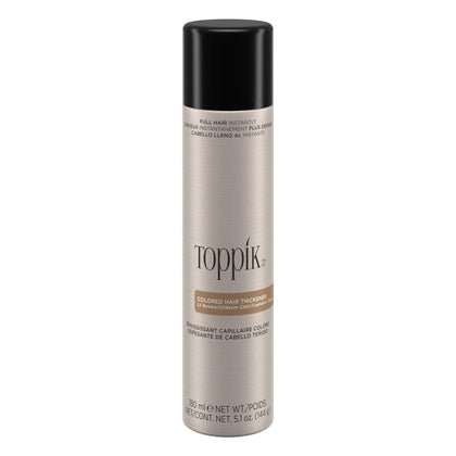 TOPPIK Colored Hair Thickener Spray Light Brown front view