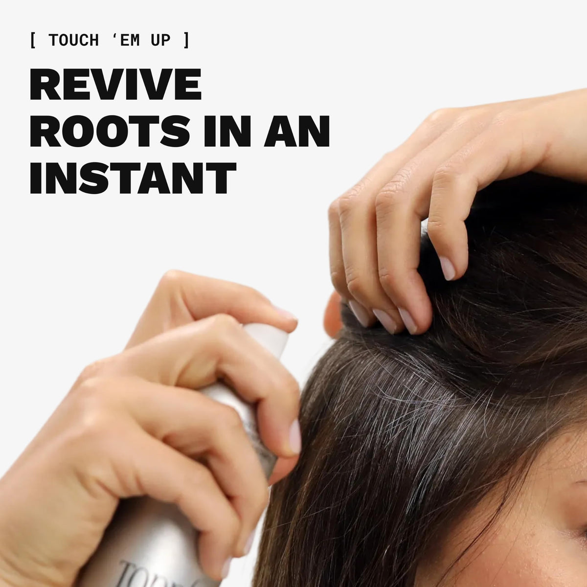 TOPPIK Colored Hair Thickener Spray Light Brown side view