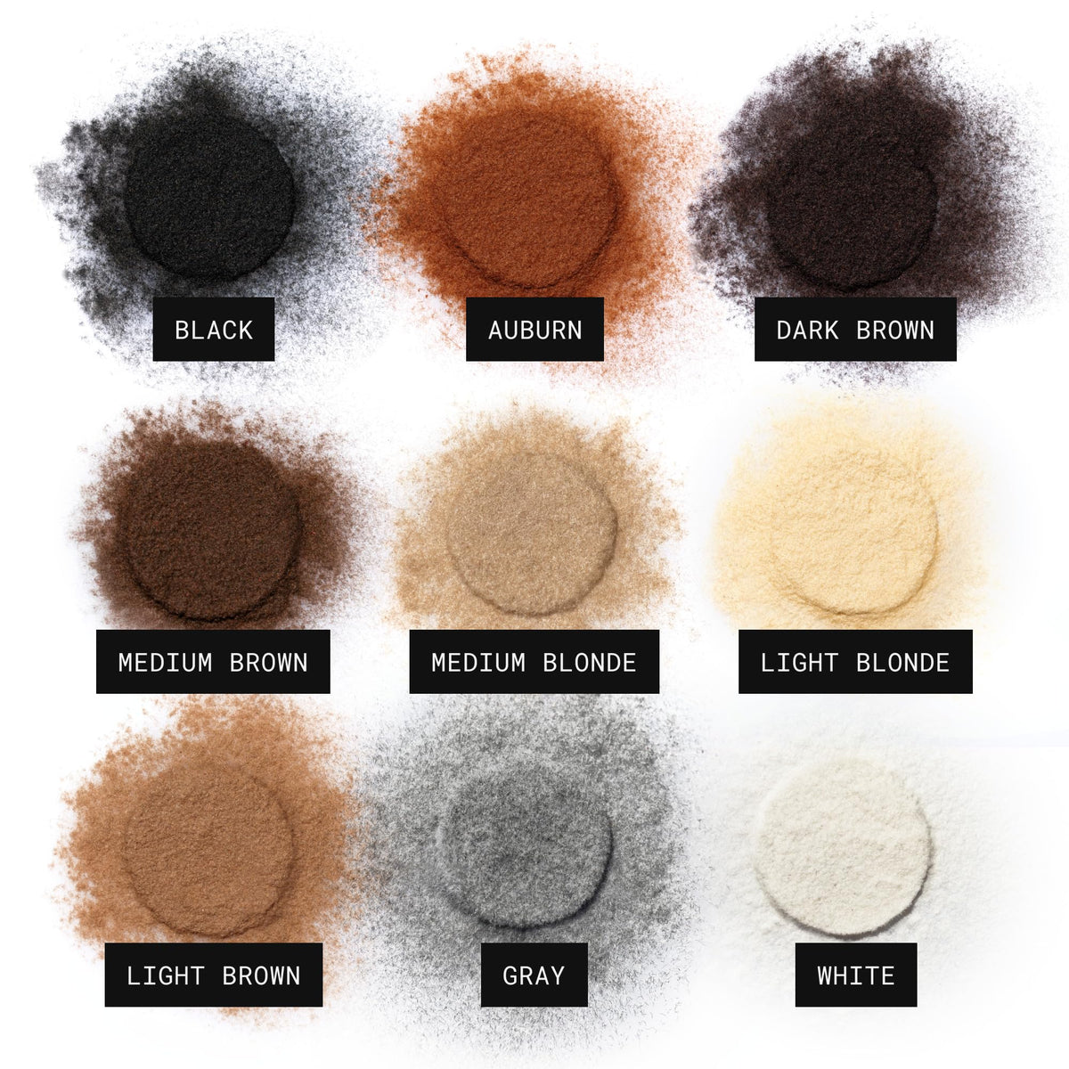 TOPPIK Hair Building Fibers Medium Brown demonstration