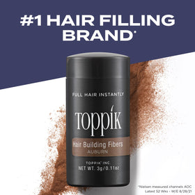 TOPPIK Hair Building Fibers showing packaging