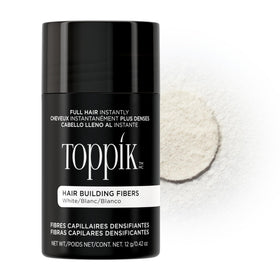 TOPPIK Hair Building Fibers White 12g front view