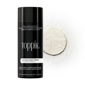 Toppik Hair Building Fibers White 27.5g front view
