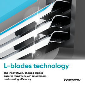 Toptech Razor 3 cartridge in a bathroom setting