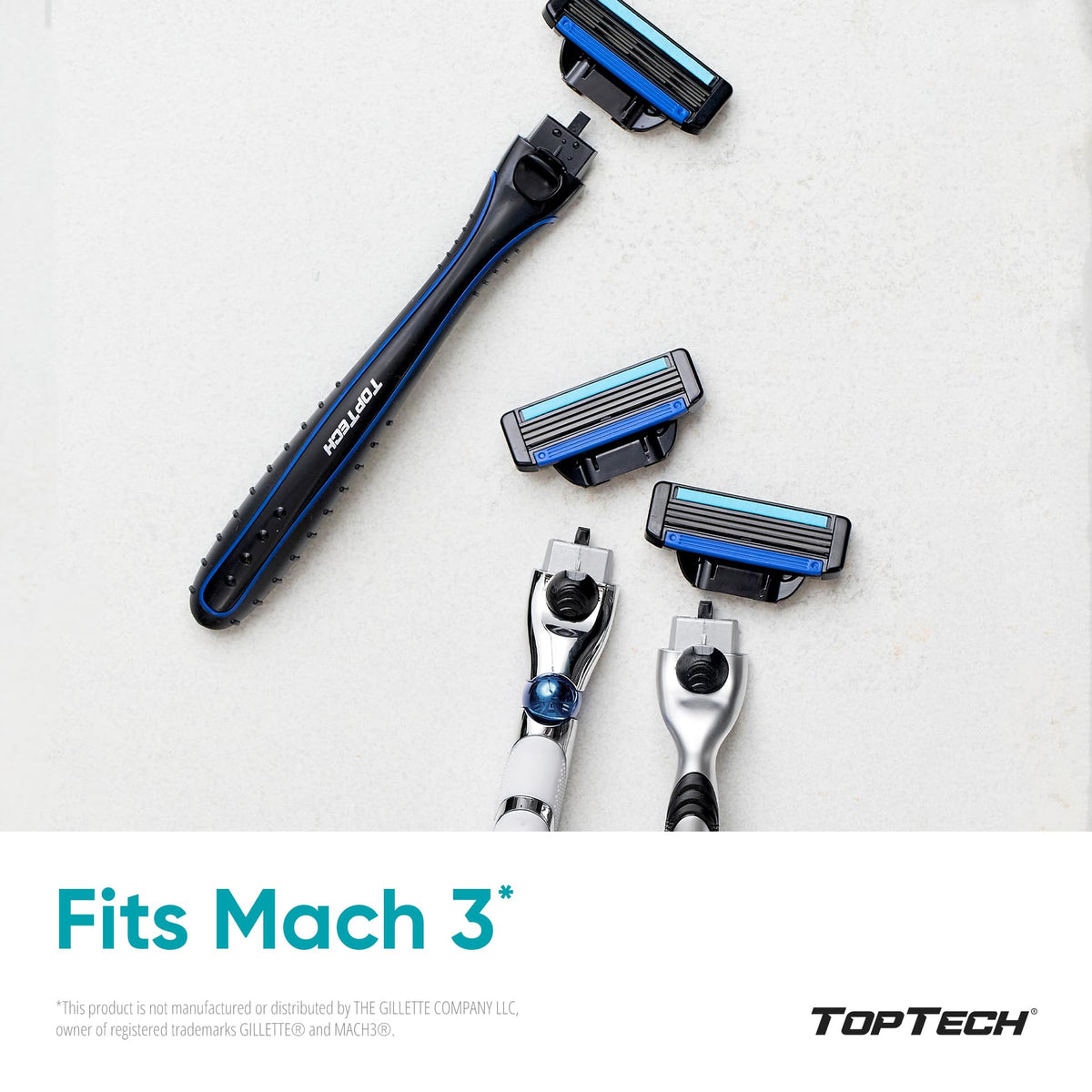 Toptech Razor 3 packaging with 20 replaceable cartridges