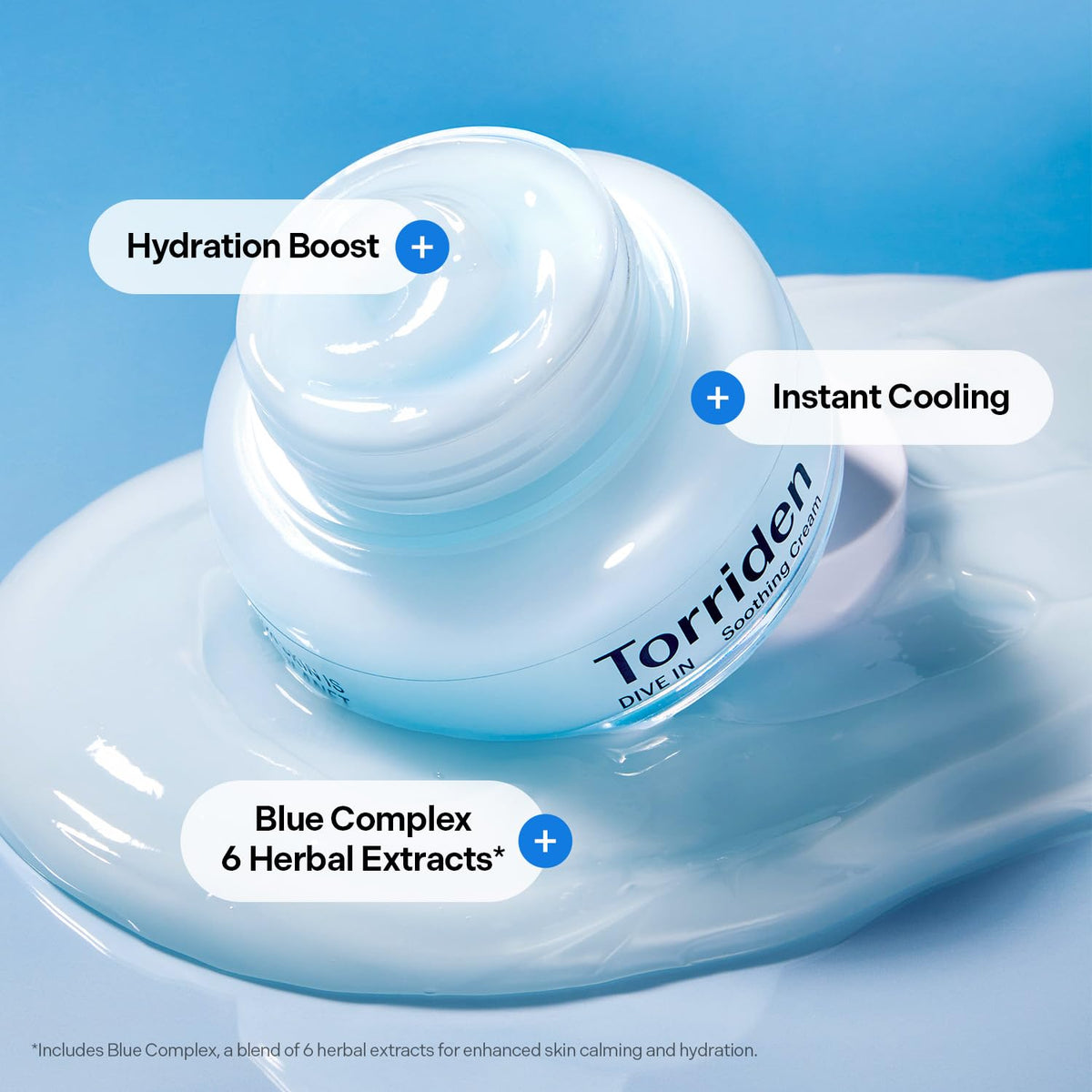 Torriden DIVE IN cream packaging side view