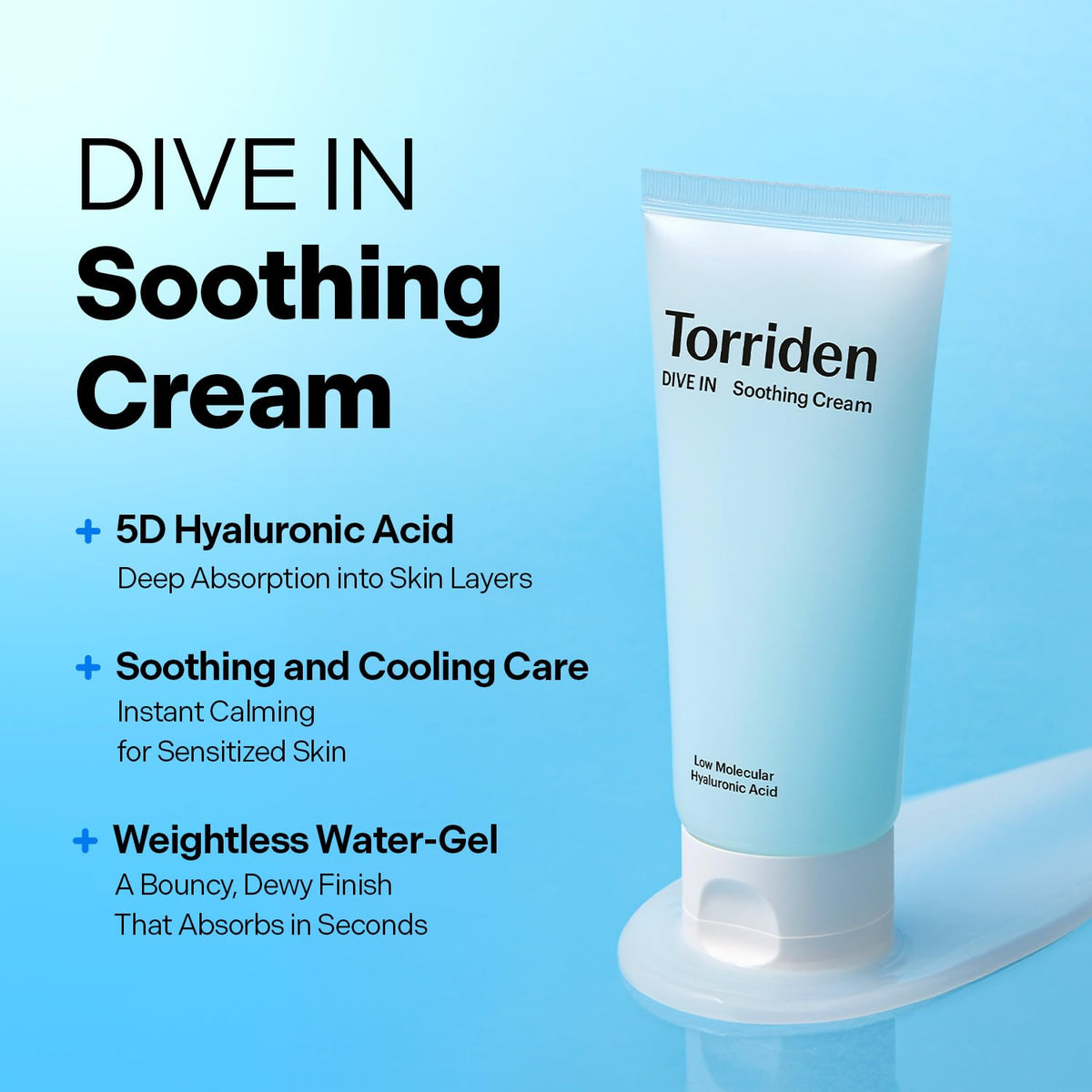 Torriden DIVE IN Hyaluronic Acid Soothing Cream texture close-up