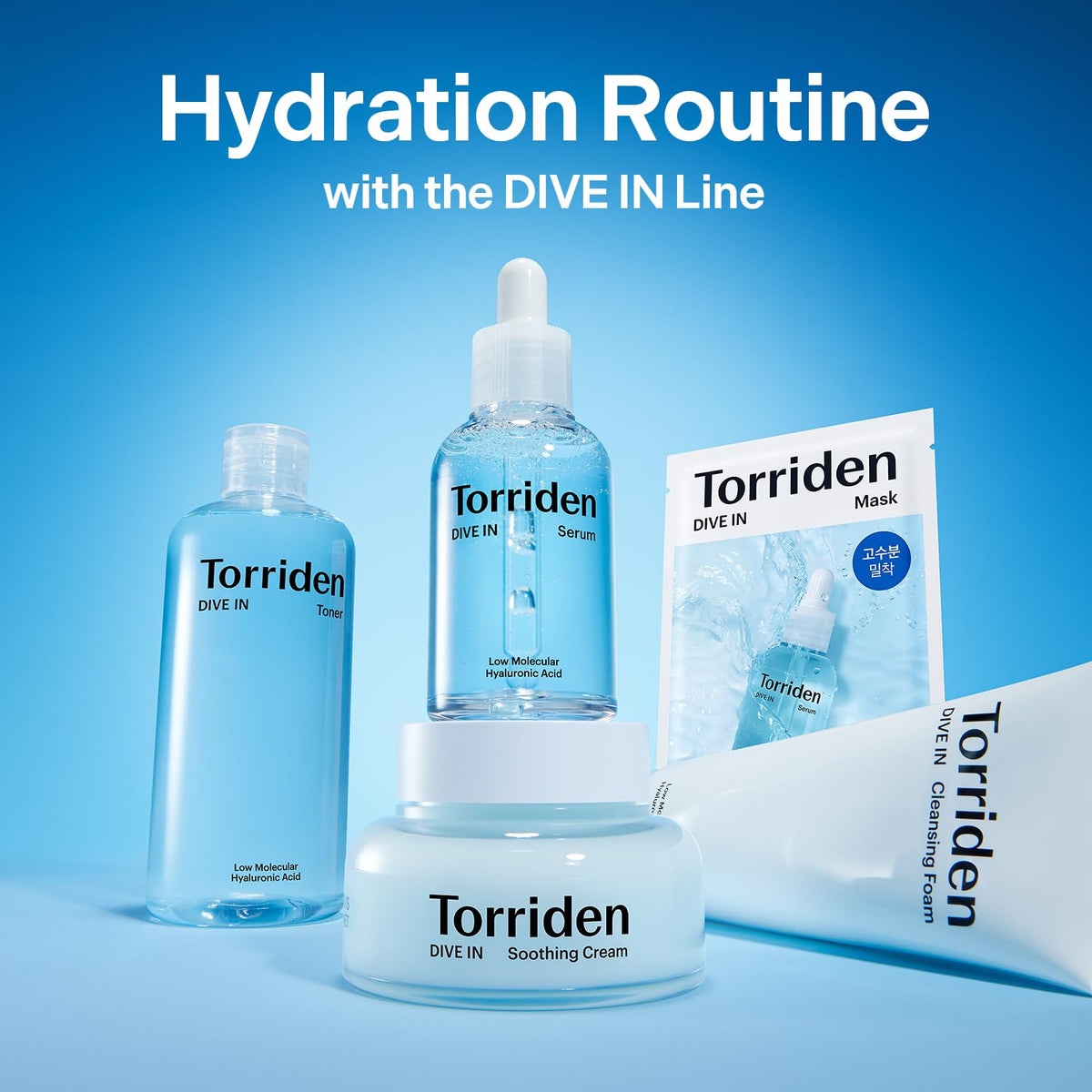 Torriden DIVE IN mask with eco-friendly packaging