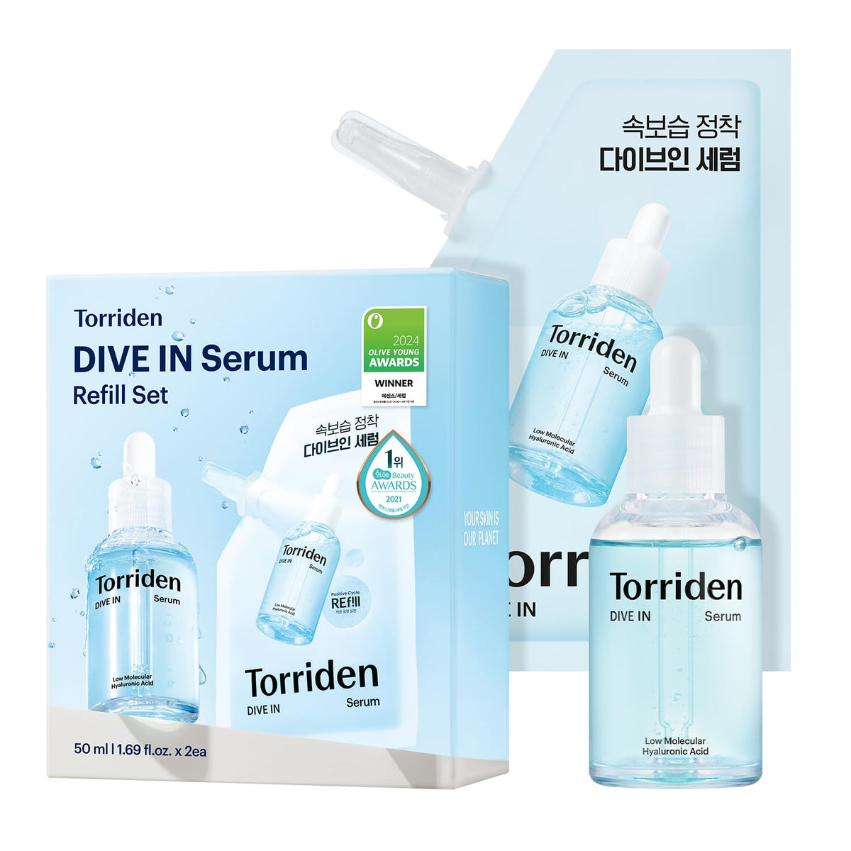 Torriden DIVE IN Serum 1.69 fl oz front view