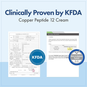 TOSOWOONG Copper Peptide 12 Cream with skincare routine items
