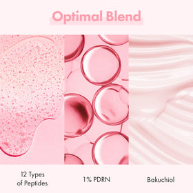 TOSOWOONG Pink Peptide 12 PDRN Serum texture on hand