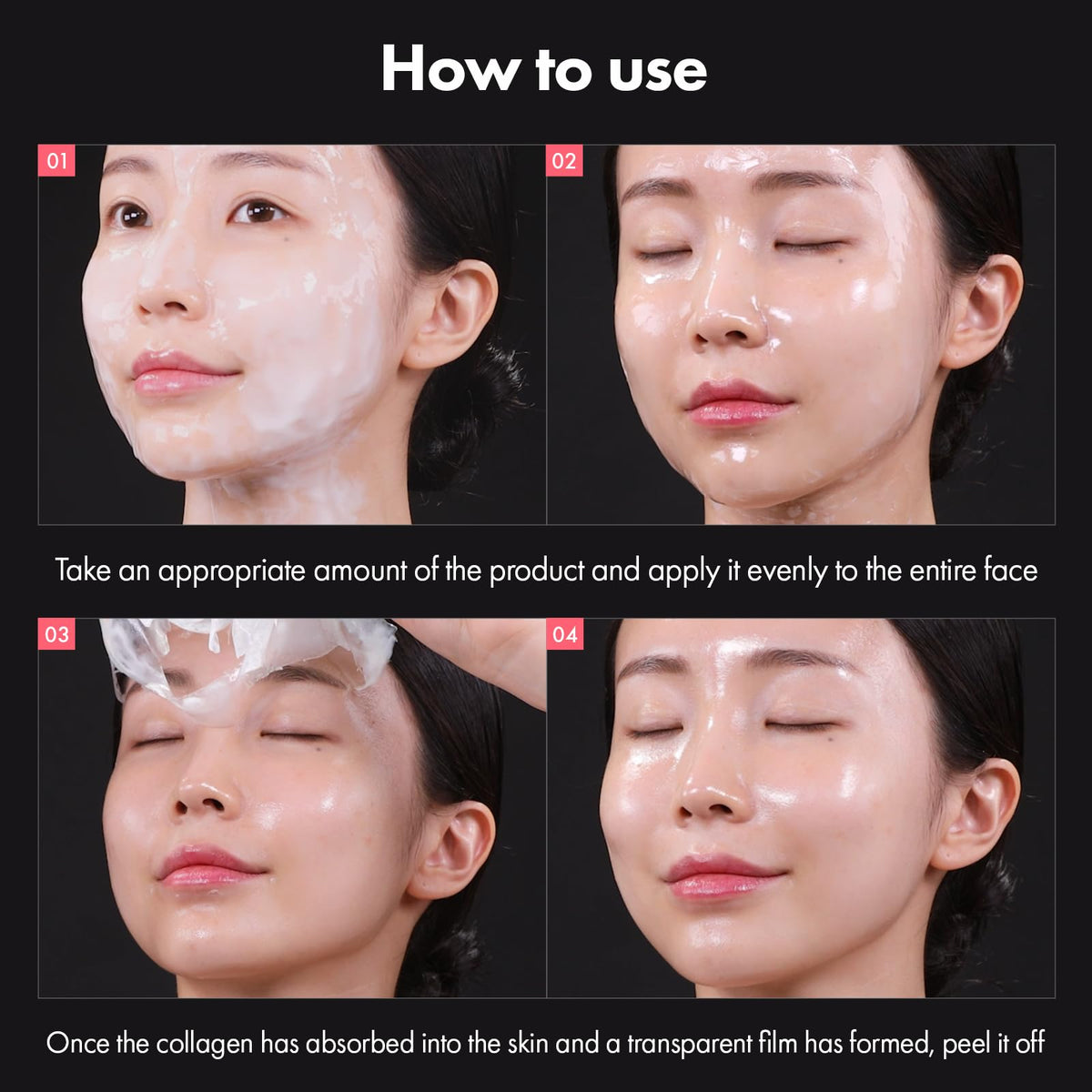 TOSOWOONG Real Collagen Fit Peel-Off Mask ingredients list