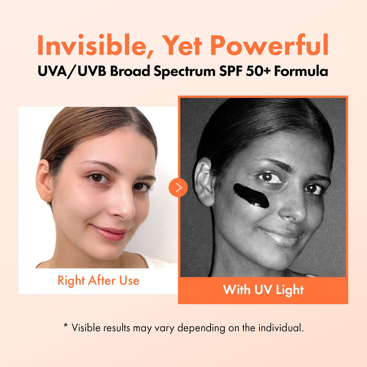TOSOWOONG Rice Glow Sunscreen SPF50+ application on skin