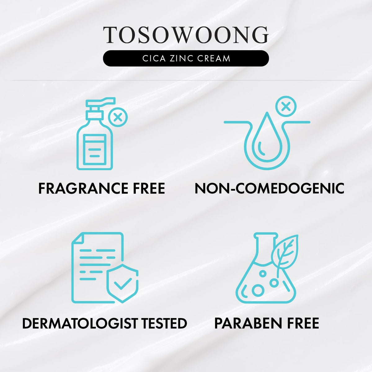 TOSOWOONG Zinc Oxide 10% Cream in a skincare routine