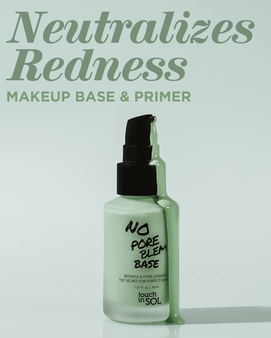 TOUCH IN SOL Redness Correcting Base Primer texture close-up