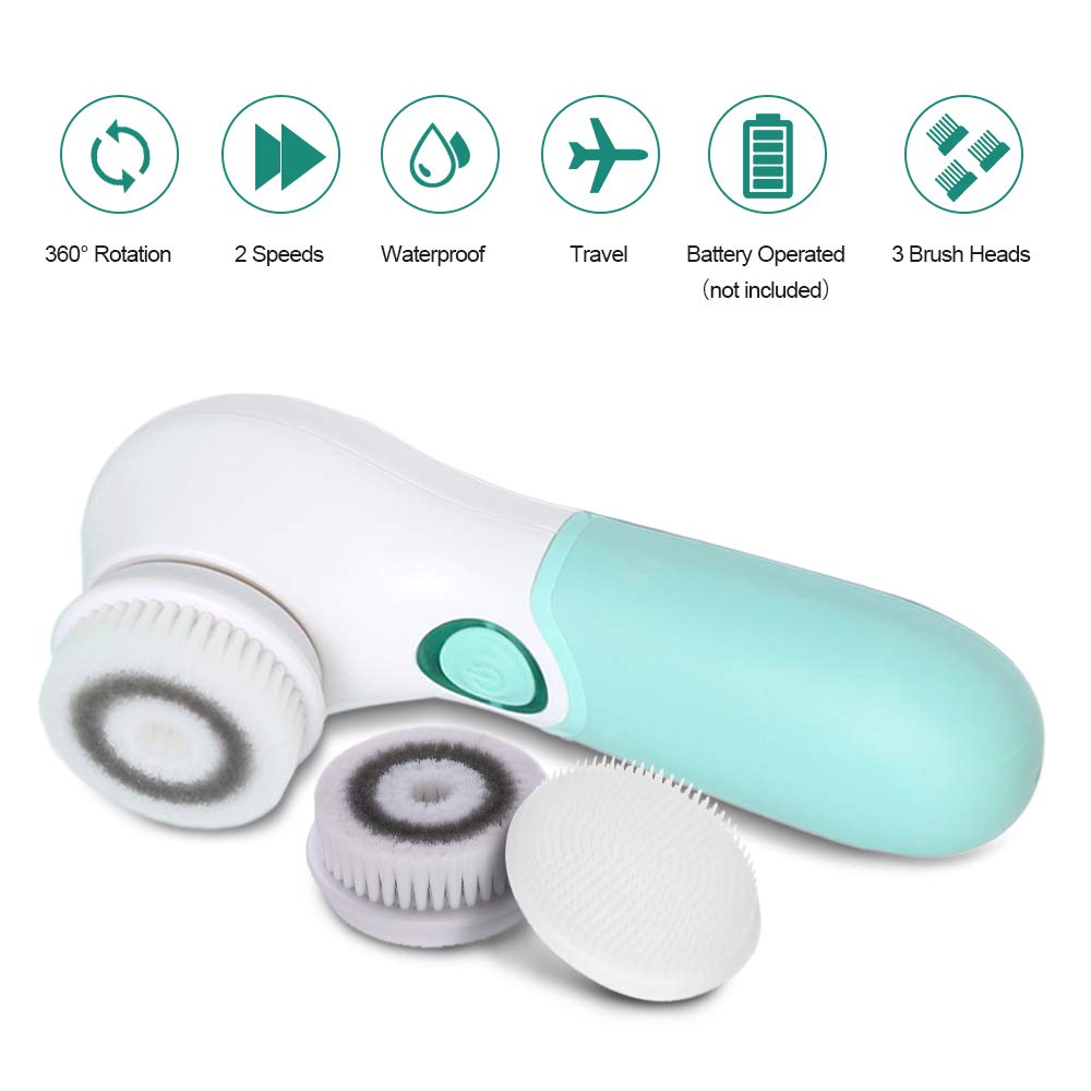 TOUCHBeauty Electric Facial Cleansing Brush side view