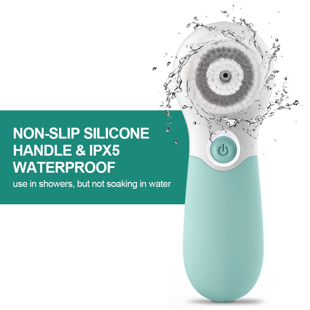 TOUCHBeauty Electric Facial Cleansing Brush with brush heads