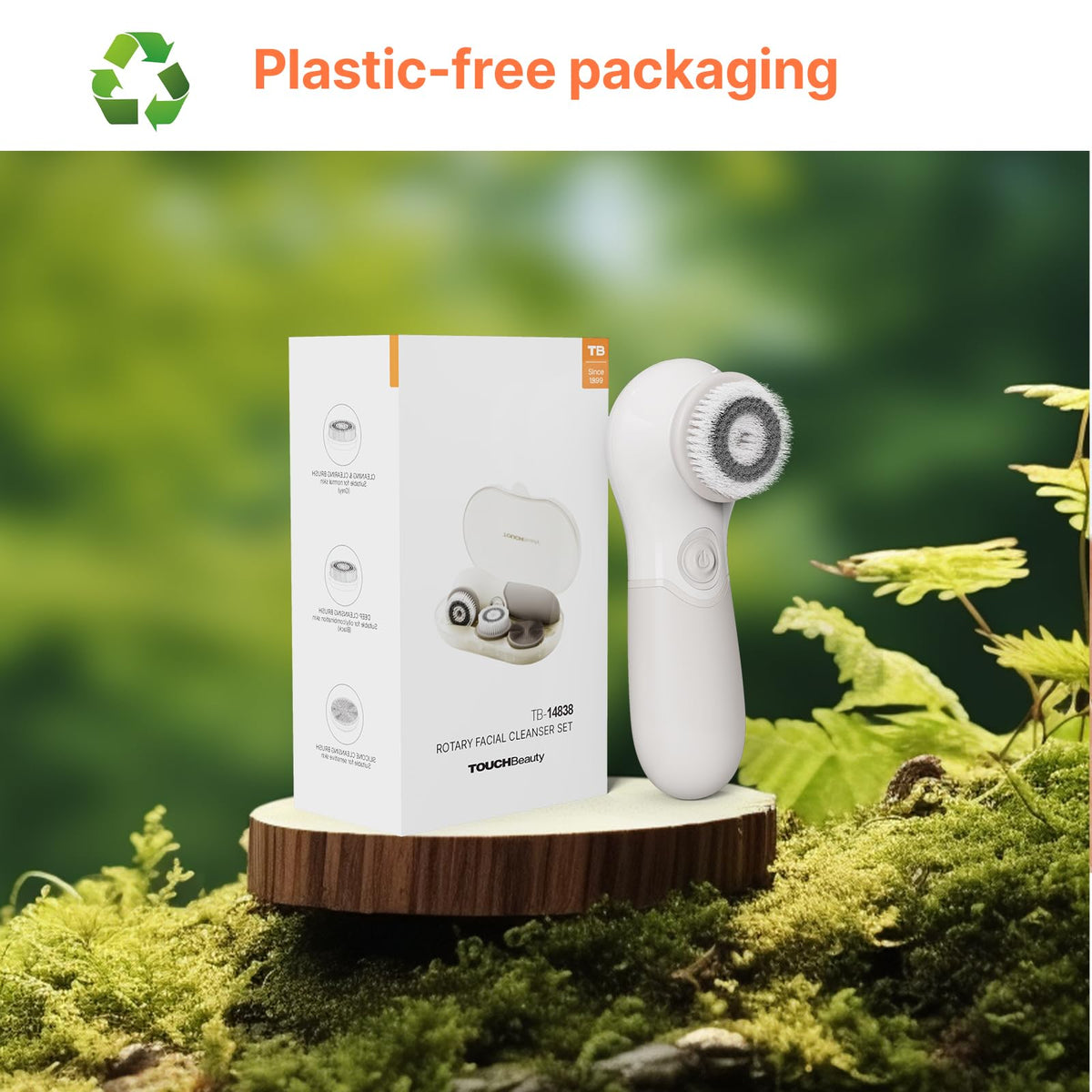 TOUCHBeauty Face Scrubber packaging front view