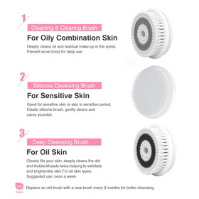 TOUCHBeauty Spin Brush Face Cleanser in bathroom setting