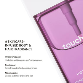 Touchland Body & Hair Fragrance Mist Cashmere Woods capless design