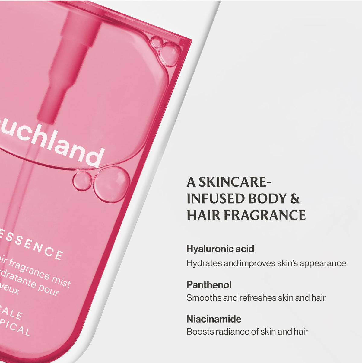 Touchland Body & Hair Fragrance Mist Lush Tropicale ingredients list