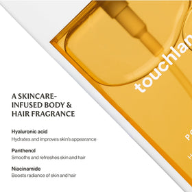 Touchland Body Mist Mango Mojo 2 FL OZ with tropical fruits