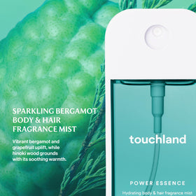 Touchland Body Mist Sparkling Bergamot 2 FL. OZ. back view