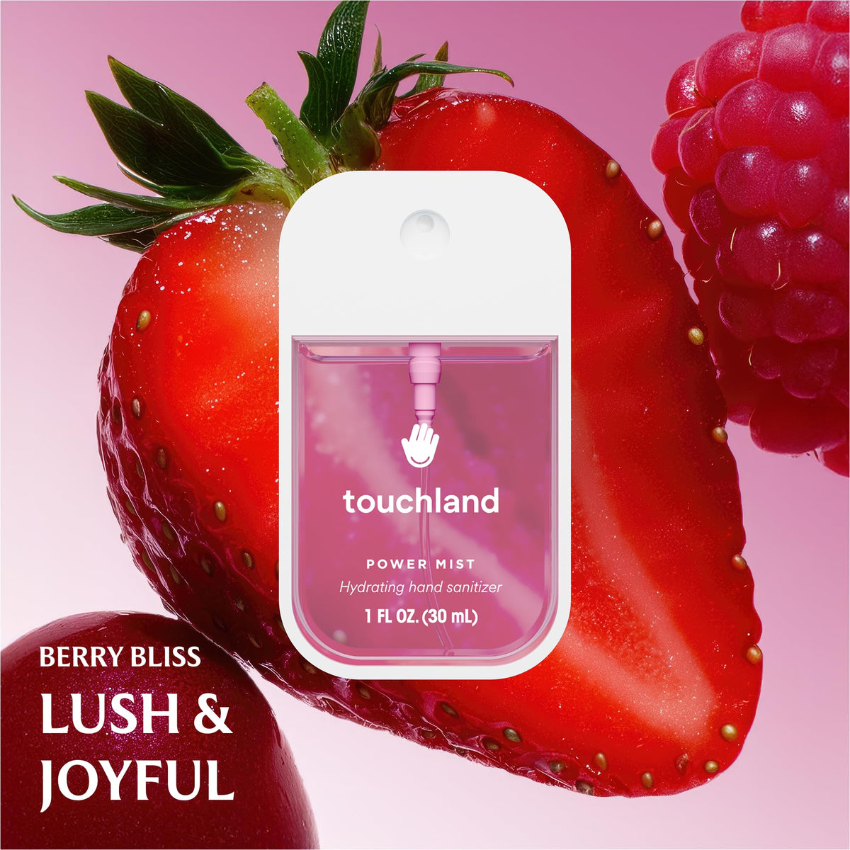 Touchland Fruity Crush set packaging with both products